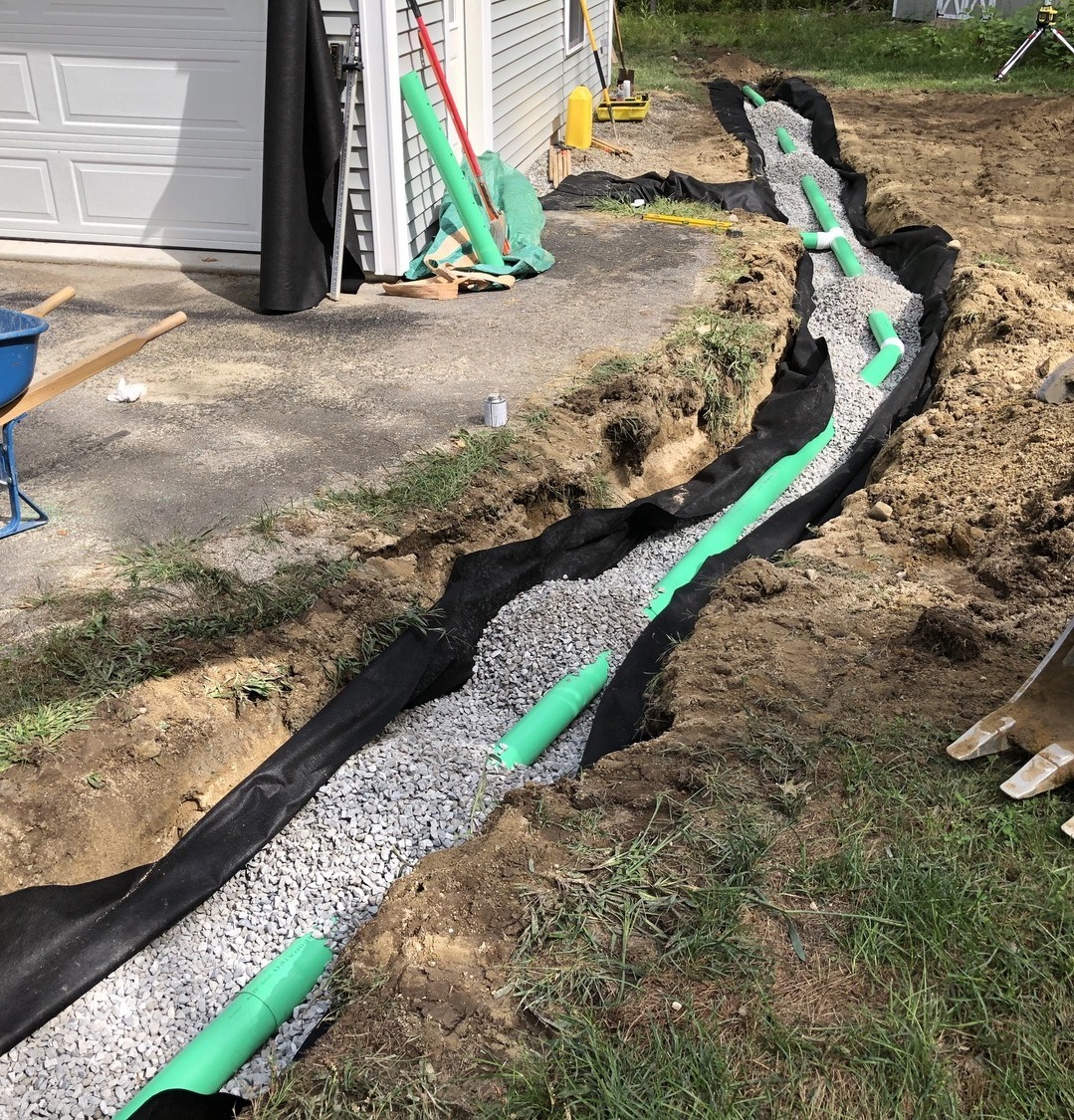 Gray Maine Drainage and French Drain