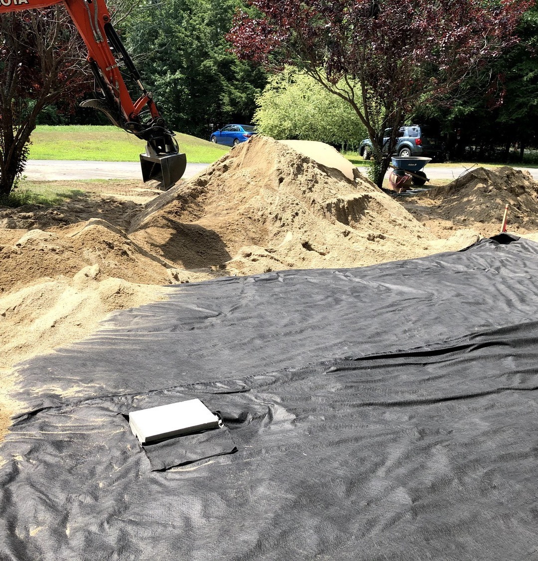 Scarborough Maine Septic System with Pump Station