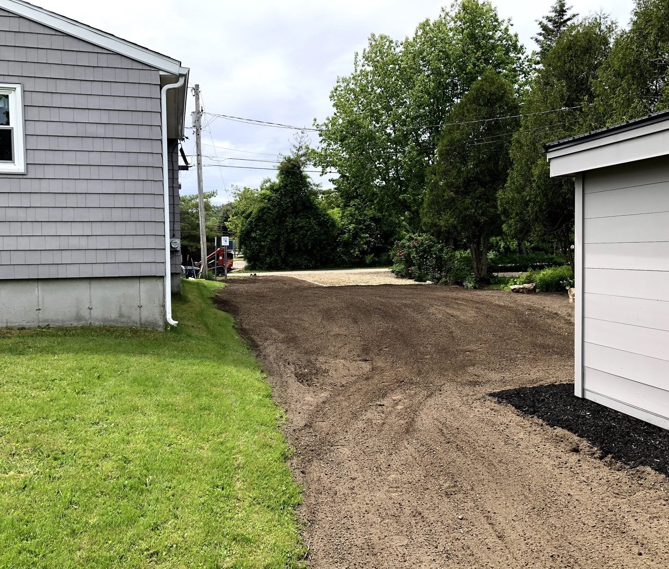 Scarborough Maine Brush Removal/Lawn Install